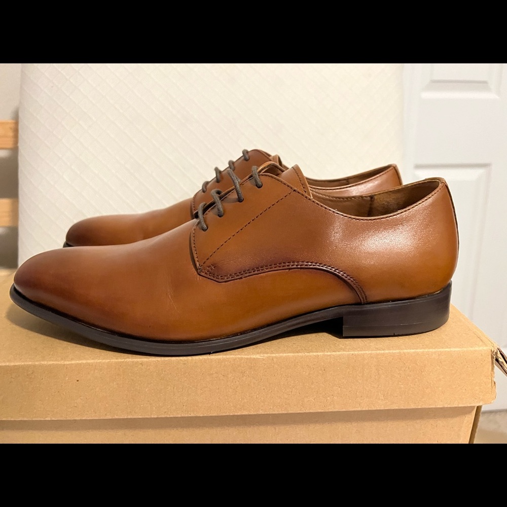 Steve Madden Prey Tan Leather Shoes Men